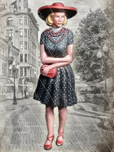 Figurina resina 35 - figurina, donna