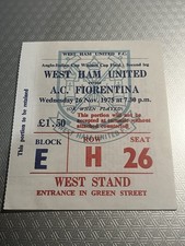 west ham utd-fiorentina 1975 coppa di lega anglo italiana (usa,inghilterra,giappone,belgio)