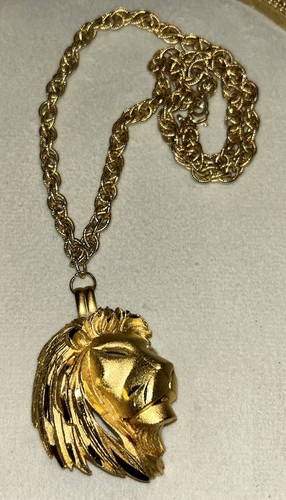 Collana testa leone - collana, vintage