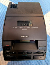 Registratore Vintage 'Philips 720 Transcription System Executive' Retro Nero ***