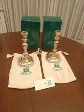 Candelabri In Argento Sheffield , Coppia - Jordan Sheffield Collection 