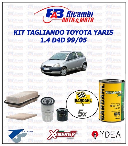 Kit tagliando toyota yaris 4 - tagliando,