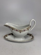 Salsiera Richard GINORI decoro Dipinto A Mano Antico Vintage Porcellana #33