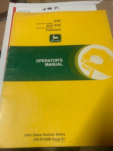 Manuale operatore john deere - manuale,