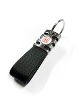 PORTACHIAVI PORTA CHIAVI AUTO PER HONDA FINTO CARBONIO NERO
