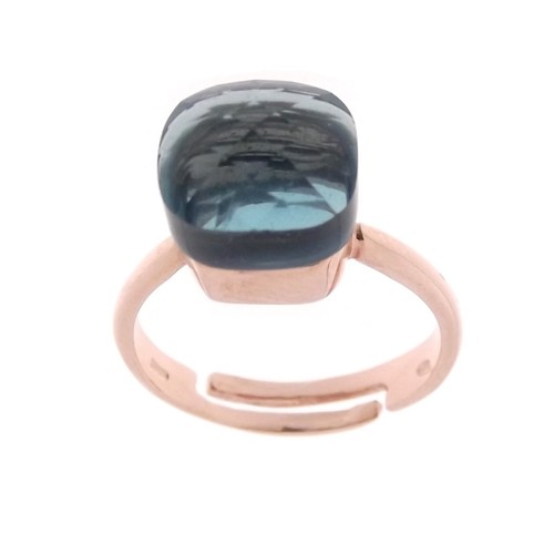Anello solitario argento - solitario,