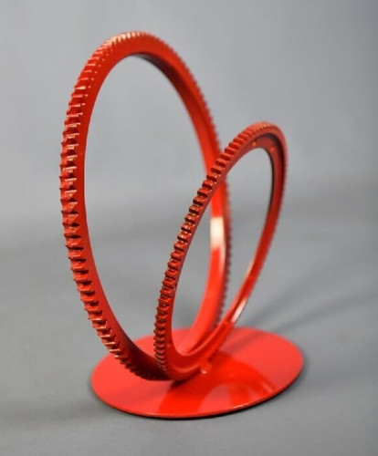 Scultura metallo design arte - metallo,