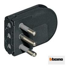 BTICINO  S2496TG SPINA VOLANTE 2P + T 16A SALVASPAZIO