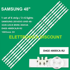 KIT 12 BARRE STRIP LED PER TV
