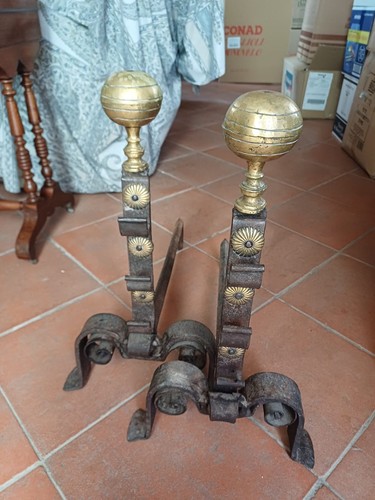 Coppia alari per caminetto - di,