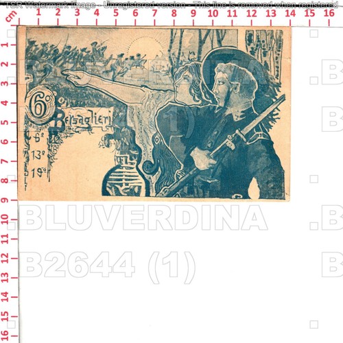 B2644 militare bersaglieri - b2644,