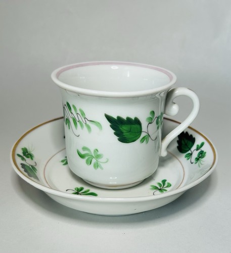 Antica tazza tè piattino - tazza, e