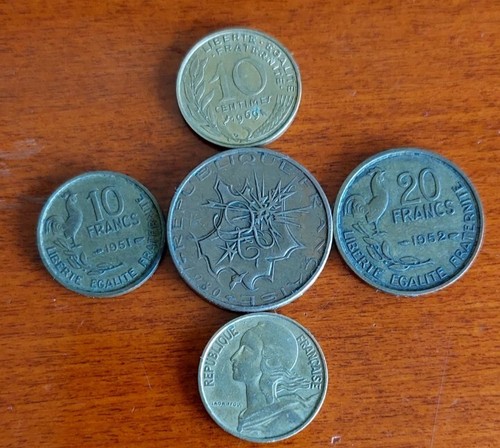 Lotto monete francesi - 5,