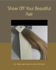 Nuovo con etichetta Extension capelli Zala Caramel 24" Halo 100% Remy. Bidone stile termico e tintura. Lungo!