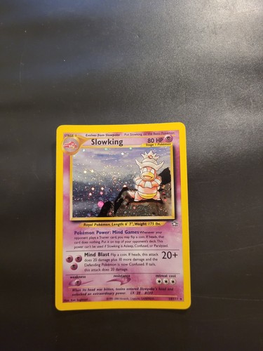 Pokemon slowking holo - 1x,