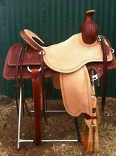 Sella da reining per cavallo Western Pleasure Trail con lavorazione a mano...