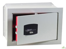 CASSAFORTE MECCANICA CON CHIAVE A MURO MURARE CM.42X20X30 ACCIAIO MM.8 CAT.4