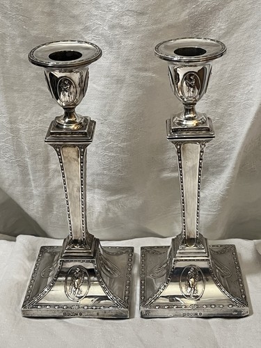 Coppia antichi candelabri - coppia,