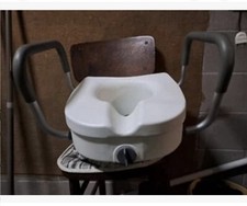 Rialzo Per WC Con Braccioli per Anziani e Disabili