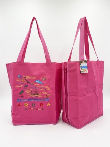 Borsa grande aruba - rosa, con