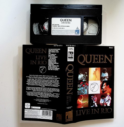 Queen live rio 1985 vhs - -,