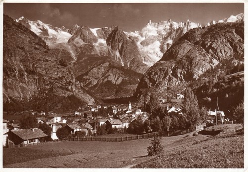 Cartolina courmayeur - courmayeur,