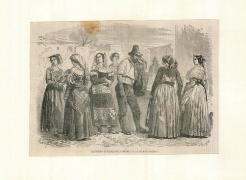 Costumi campagna romana - campagna,