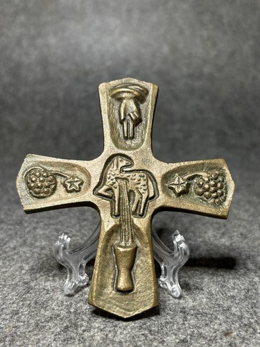Croce parete bronzo - croce,