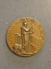CASSA DI RISPARMIO DI ROMA MED. 125ESIMO ANNO DI FONDAZIONE 1836.1961 MORBIDUCCI
