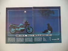 advertising Pubblicità 1988 MOTO BMW K100 K 100 RS