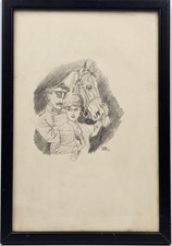 Antico Disegno 1918 Scena