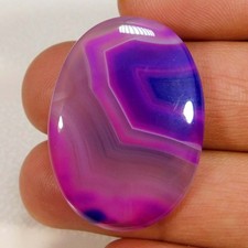 32,60 ct. Agata blu naturale