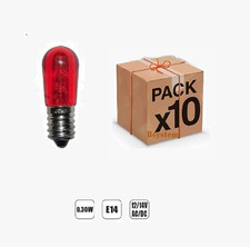 10 PEZZI LAMPADINA LED E14 14V