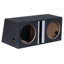 Doppio bassotto chiuso subwoofer woofer bassi MDF casse 12″/30cm 2x50L