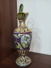 Anfora in ceramica maiolica a