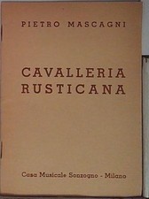 Mascagni CAVALLERIA RUSTICANA