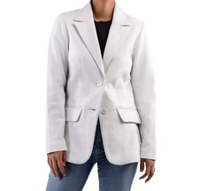 Blazer bianco da donna stile