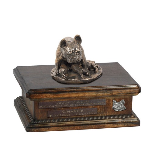 Bulldog francese iii urna - francese, di
