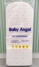 Babyangel Materassino Carrozzina Sfoderabile Antisoffoco con Fori Traspiranti