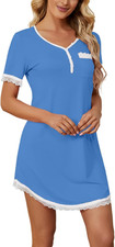 Maglie Pigiama Con Pizzo Da