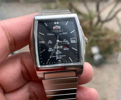 Orologio orient rettangolare - orologio,