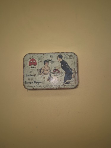 Antica scatola latta le - ,