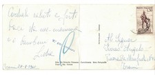 STORIA POSTALE 1960 Cartolina