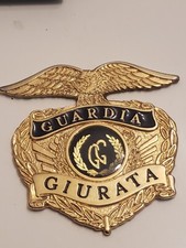 distintivo guardia giurata