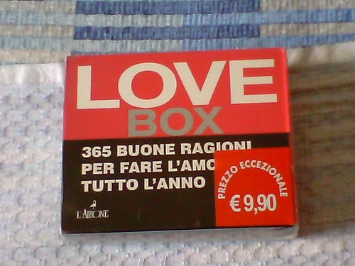 Love box blocco da tavolo - da,