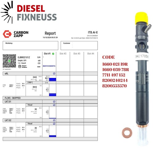 Iniettore injector renault mk2 - iniettore,