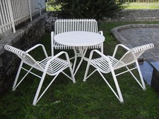 SET SEDIE DA GIARDINO CON TAVOLO E PANCHINA