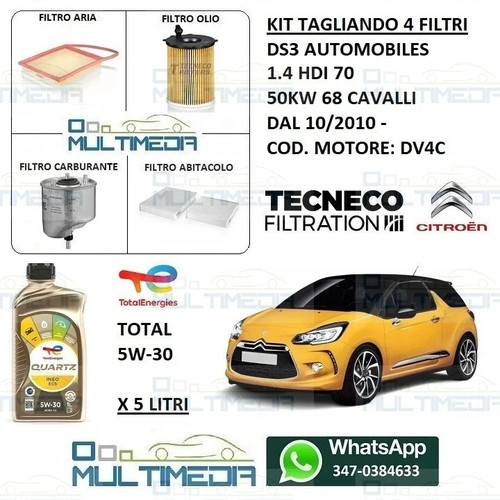 Kit tagliando filtri olio - tagliando,