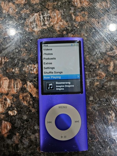 Purple apple ipod nano 4th - 4th, gen
