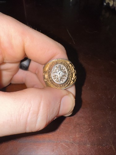 Anello vintage oro e - in,